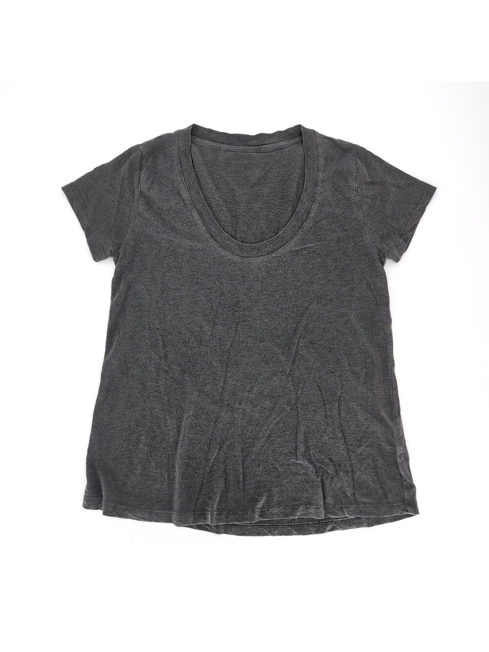 Zadig & Voltaire Tiny Slub Overdyed Grey Short Sleeve T-Shirt / Tee / Top - NWOT